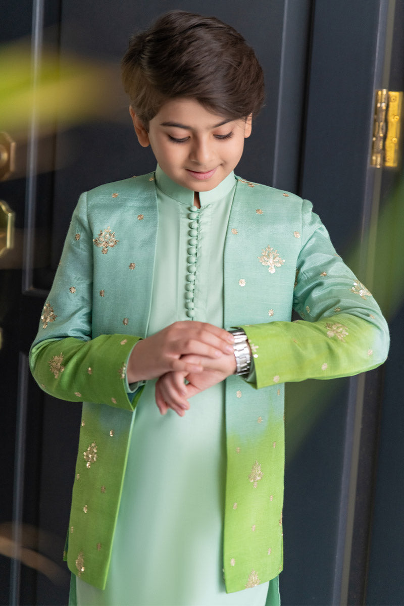 Gradiant Green Princecoat kids