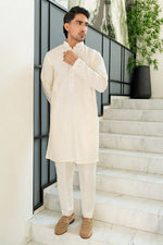 Ivory Embroidered Kurta