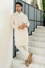 Ivory Embroidered Kurta