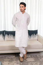 White Embroidered kurta