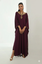 Violet Velvet Kaftan