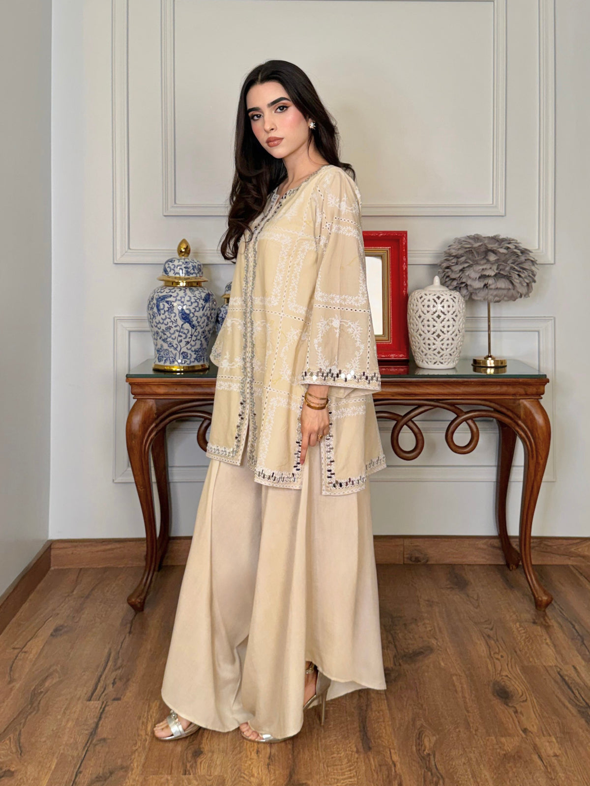 Sorayya Spotted in Ivory Lumina