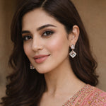 Clear Drop Earrings