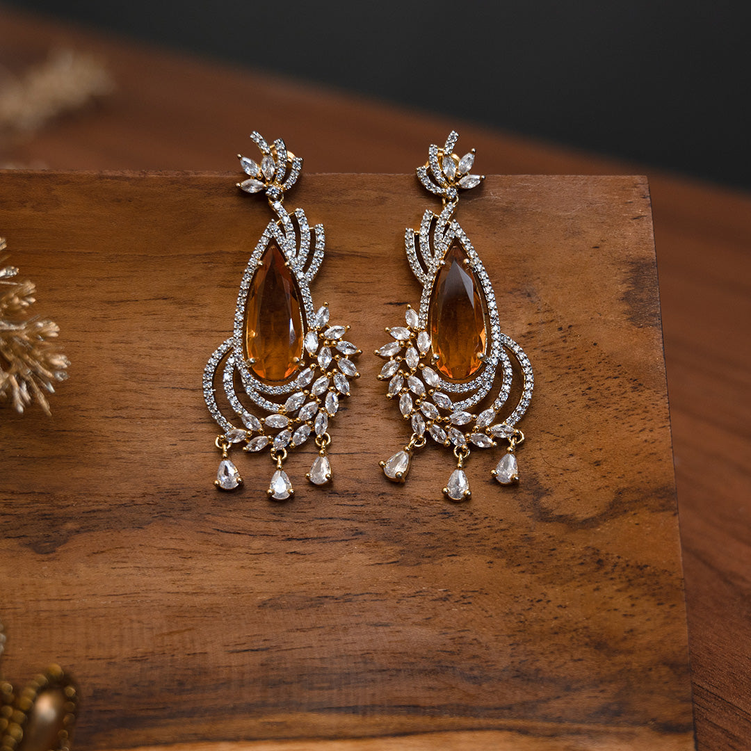 Gold Almond Earrings