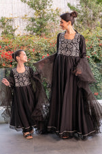 Elegant Black Kalidar Combo