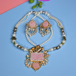 Pink Crush Pearl Mala set