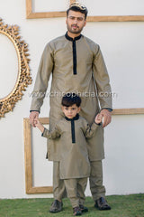 Dusky Brown Father Son Combo