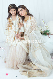 Ivory Elegance Mother Daughter Combo