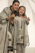 Shine Grey Mother Daughter Combo