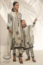Shine Grey Mother Daughter Combo