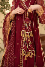 Lux Burgendy Kalidar Angrakha