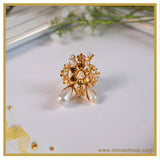 Rosette Pearl Ring