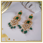 Mega Emerald Earrings