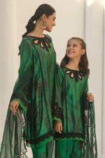 Forest Green Mother Daughter Combo