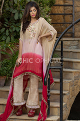 Color Block Cape Pink