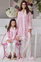 crystal pink mother daughter combo
