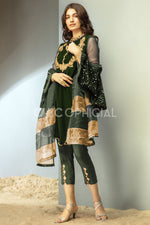 Emerald Green Sequin Peplum